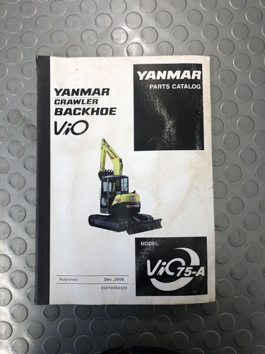 Yanmar teilekatalog vio75 - yanmar, vio75-a