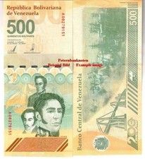 VENEZUELA  500 BOLIVARES  DIGITALIS  P 121 2  Unc 62256#❇️..