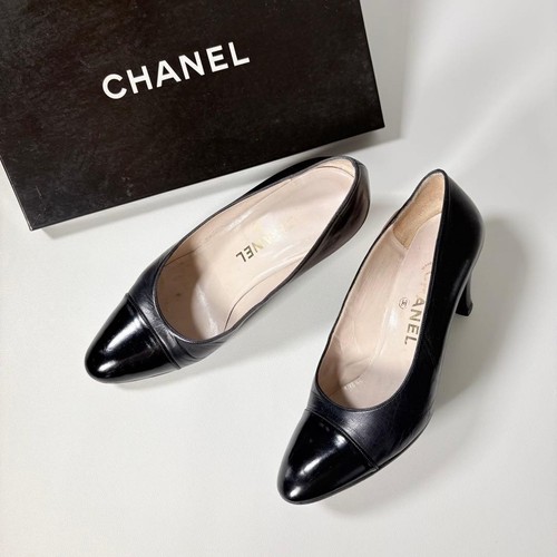 Chanel leder pumps - chanel,