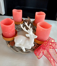 Adventskranz mit 4 LED Kerzen