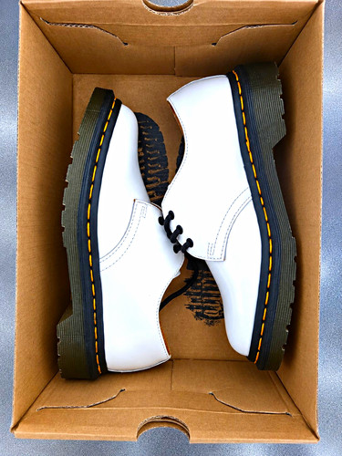 Martens 1461 white patent - dr.,