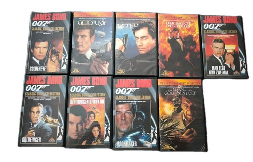 Vhs videokassetten james bond - vhs,