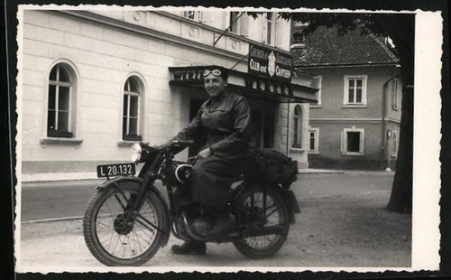 Foto puch motorrad mit - puch-motorrad,