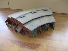 Vollmer Spur H0 Gebäude Lokschuppen 3-ständig ohne OVP C914