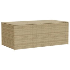 Gartentruhe beige 984l poly - gartentruhe,