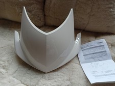 Flyscreen für Triumph Speed Triple 1050 515NJ 05-07 Weiß mit Verkleidungseinsatz