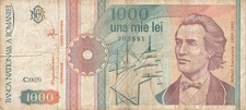 Rumänien Romania 1000 Lei