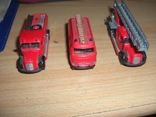 3x Brekina 1:87 Mercedes Oldtimer Feuerwehr Fahrzeuge