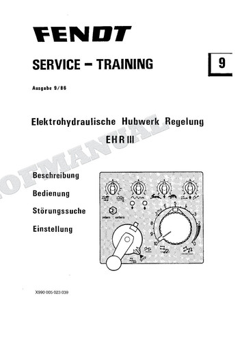 Fendt elektro hydraulische - fendt, elektro-hydraulische