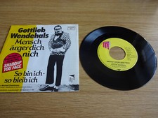 7" Schallplatte: Gottlieb Wendehals     -     Mensch ärger dich nicht..   3