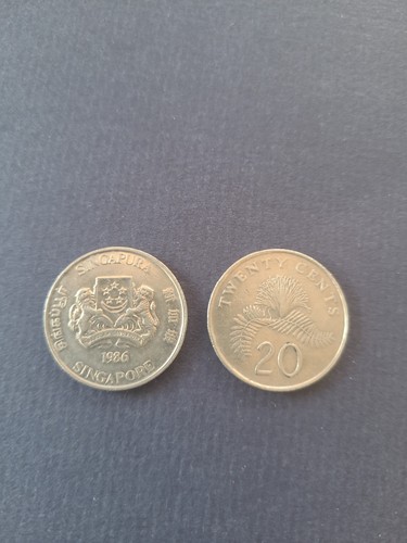 Singapur cents münzen - 2,