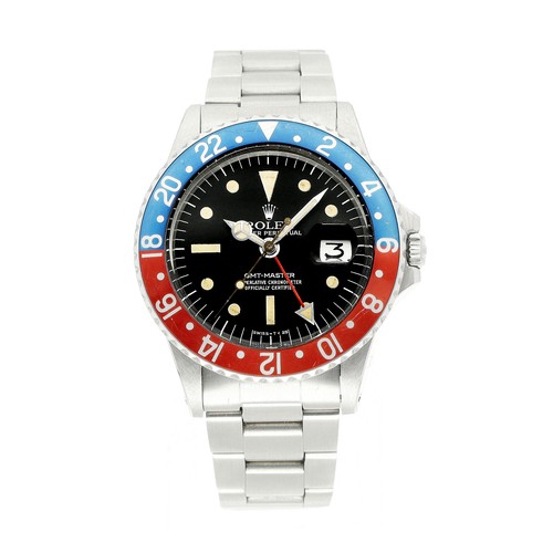 Rolex gmt master pepsi - gmt-master, 1675