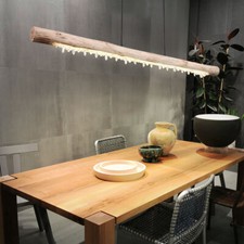 LED Pendel Holz Balken Schlaf