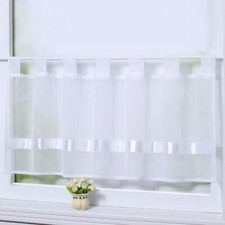 Scheibengardinen mit Schlaufen