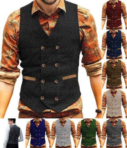 Herren zweireihig weste - herren,