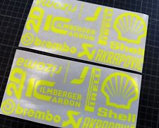 Aufkleberset Race Sponsoren