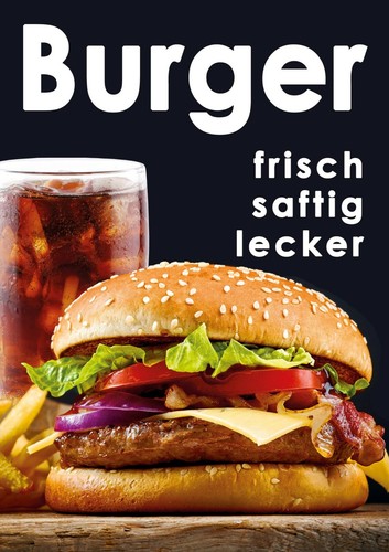 Plakat burger wetterfest - plakat,