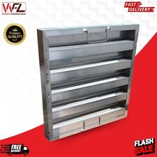 Restaurant Küche Abzieher Haube Baldachin Ersatz Leitblech Fettfilter 395x395x48mm