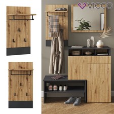 Wandgarderobe Selena Eiche