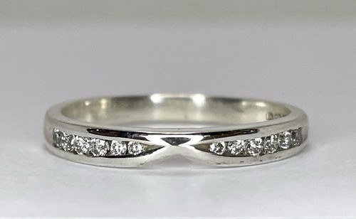 Vintage 9ct weißgold diamant - 9ct,