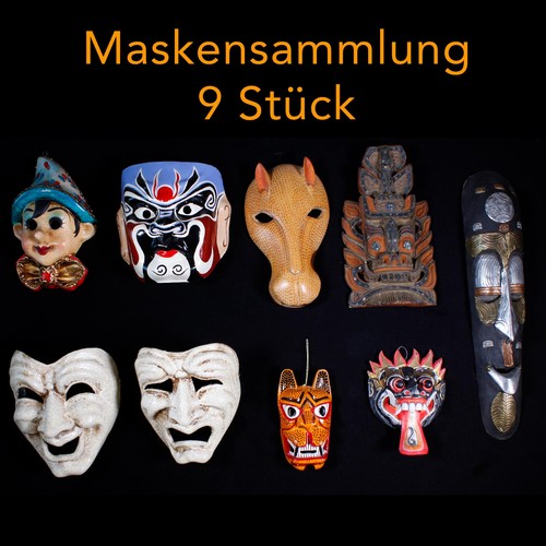 Masken sammlung aus diversen - masken,