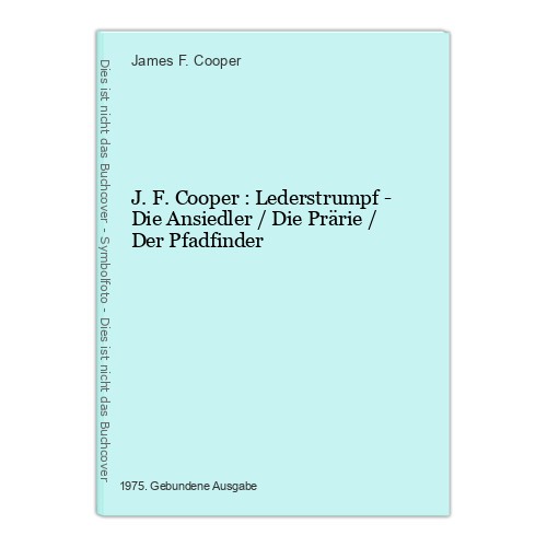 Cooper lederstrumpf - lederstrumpf,