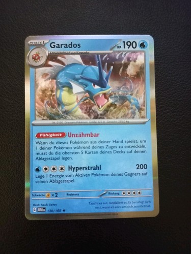 Pokemon karte garados 151 - pokemon,