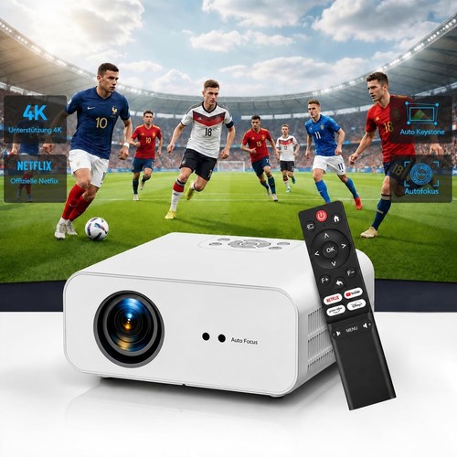 Beamer 1300 ansi - 4k, autofokus