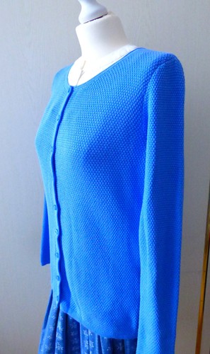 Strickjacke royalblau s - strickjacke, /