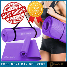 LILA YOGAMATTE 15MM DICK GYM