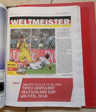 Kicker 17 Hefte im Ordner, WM