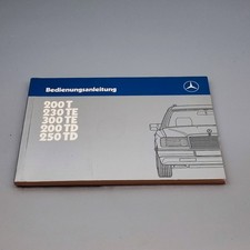 Mercedes W124 Kombi T Modell  Bedienungsanleitung Bedienungsanleitung 1985