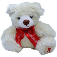 Clemens Spieltiere AIDS-Hilfe Teddy 2012 Kuscheltier 14cm Gebraucht Teddybär