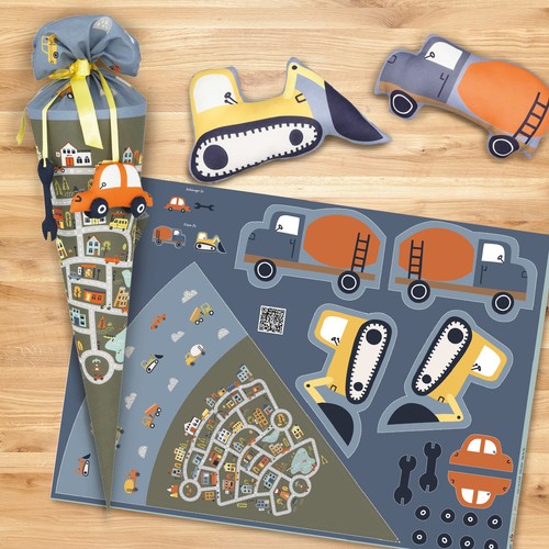 Cut sew stoffpanel 148x95cm - stoffpanel,