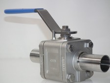 Vinco Ventilschieber Absperhahn Kugelventil Kugelhan Zweiwegeventil Edelstahl Ex