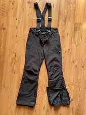 Softshellhose Skihose von MOORHEAD für Mädchen Größe 140 schwarz 