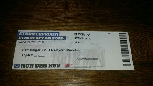 Used sammler ticket hamburg - used,