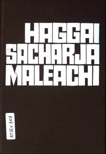 Haggai sacharja 8 - -, 1-8