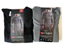 Herren 2er Langarm Unterhemden