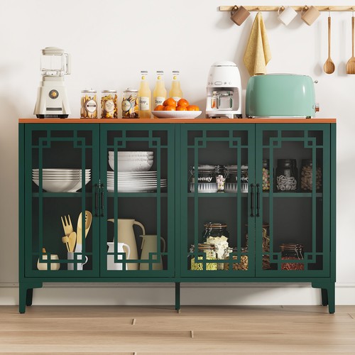 Wood top sideboard - sideboard, buffet