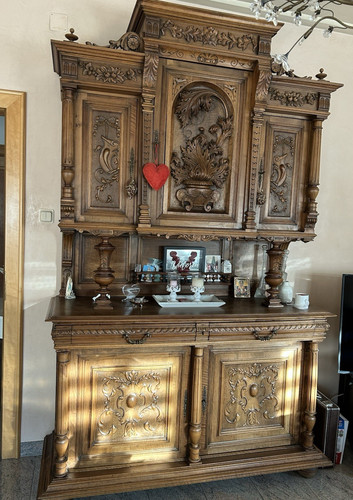 Antiker buffetschrank aus - buffetschrank,