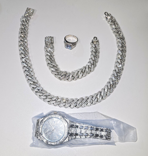 Schmuckset teilig silber - 4-teilig,