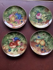 Kaiser Teller Wandteller, Sammelteller 4 Teller mit Obstmotiv
