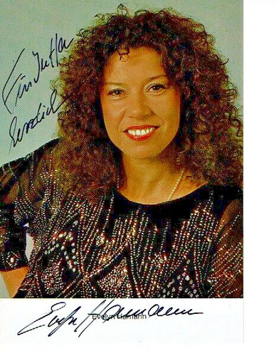 Evelyn hamann autogramm - evelyn,