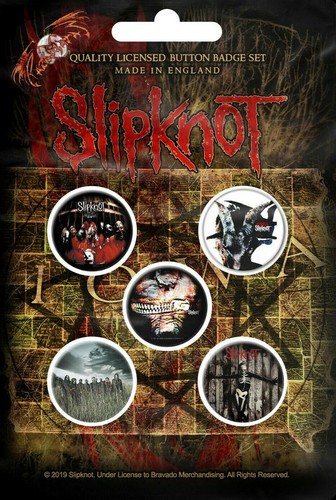 Slipknot buttonset badges set - buttonset,