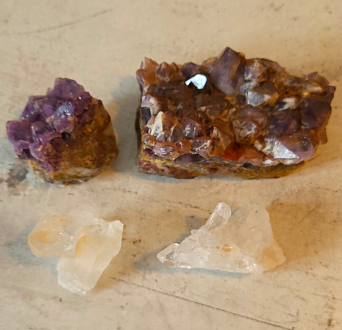 Mineralien set amethyst - mineralien-set:,