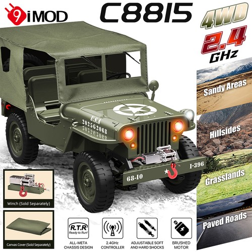Jjrc c8815 car jeep 4g - jjrc, rc