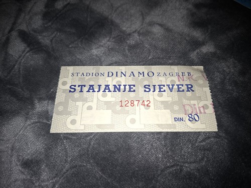 Vintage football ticket - football, nk