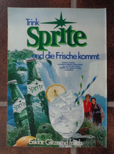 Sprite Limonade Werbung bzw Reklame, 70er Jahre