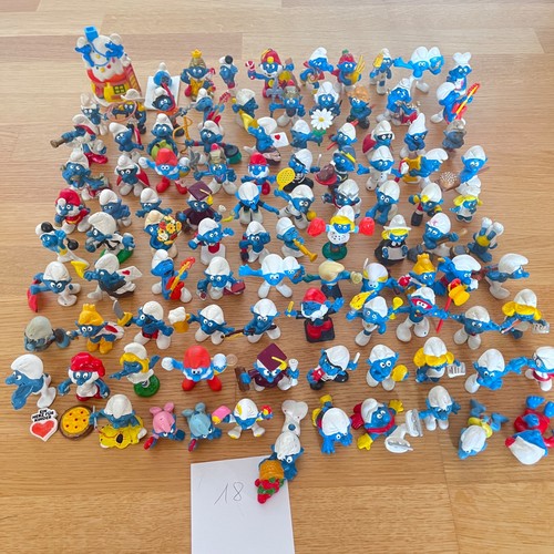 100 schleich schlümpfe - 100,